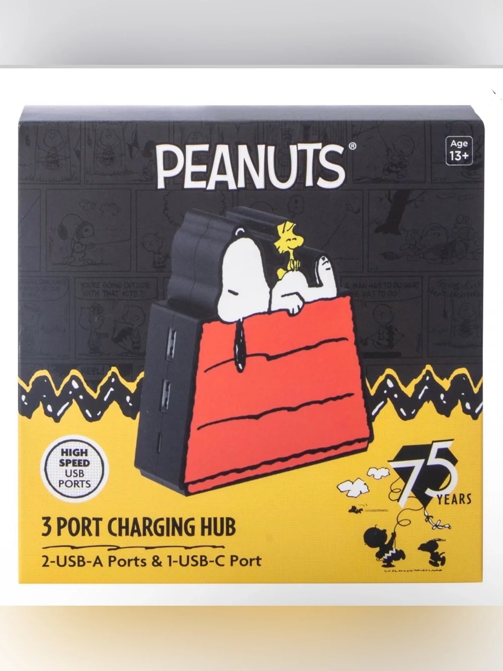 Peanuts® 3 Port Charging Hub - NIB - Picture 5 of 5